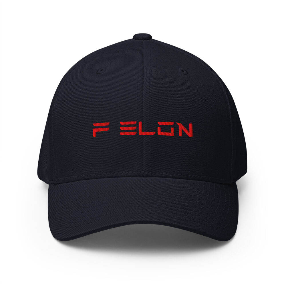 F Elon flex fit baseball hat