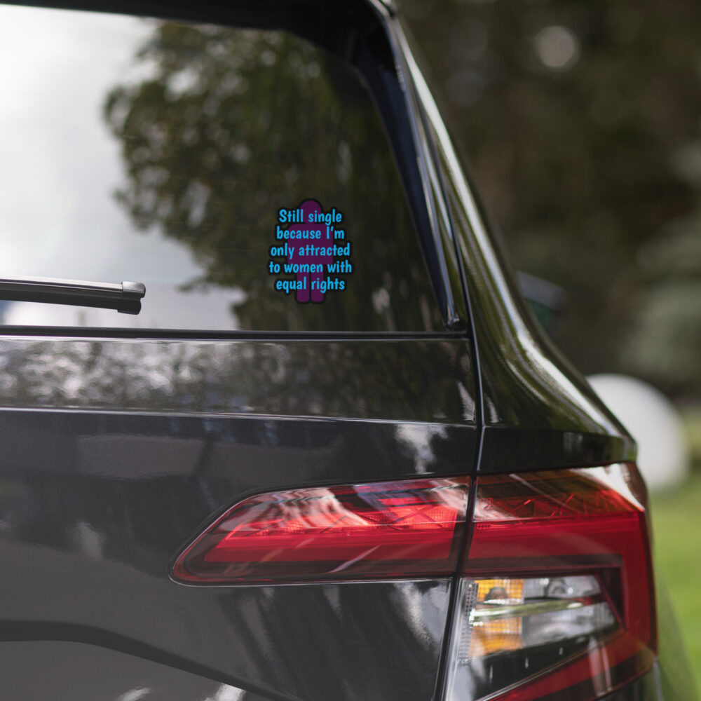 Die Alone black sticker